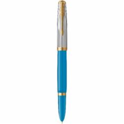 Ручка перьевая Parker 51 Premium Turquoise GT FP F 56 411