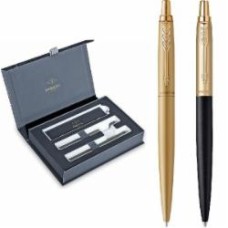 Набор ручек шариковых Parker Jotter XL Monochrome Gold GT BP Matt Black & Gold GT BP (2 шариковые ручки) 13 002b24