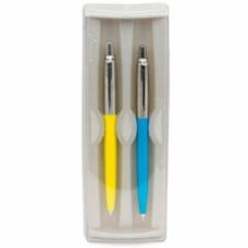 Набор ручек шариковых Parker Jotter Ukraine Originals Sky Blue CT BP + Yellow CT BP 15 972_801_3