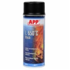 Краска аэрозольная L650*C Black Spray черный APP 400 мл