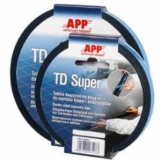 Двусторонняя клейкая лента APP TD Super 25 мм 5 м синий Двусторонняя клейкая лента APP TD Super 25 мм 5 м синий