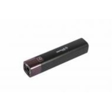 Фонарик аккумуляторный MasterTool 3 режима 1W LED 80 lum/7000K/60 м/power bank/USB/Li-ion1200mAh/ABS BLACK (RX-8002)