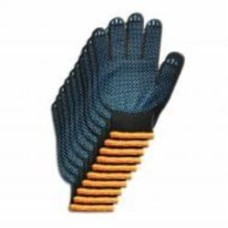 Рукавицы Stark Black 4 нити 10 шт. с покрытием ПВХ точка XL (10) 510841110.10