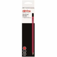 Набор карандашей WCP Core Red HB 12 шт Rotring Drawing