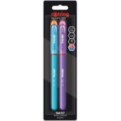 Ручка гелевая Rotring Drawing Ручка Ротрінг Gel Fun Colors гел. блістер 4шт