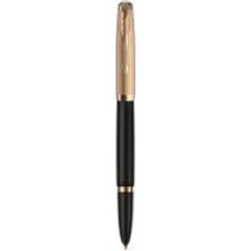 Ручка перьевая Parker Ручка Паркер Parker 51 Deluxe Black позол. перо