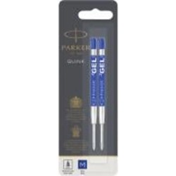 Стержень для шариковых ручек блістер 10 332BLU2 150 мм 0,7 мм синий Parker 2 шт.