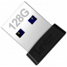 Флеш-память USB Lexar JumpDrive S47 128 ГБ USB 3.1 black (LJDS47-128ABBK)