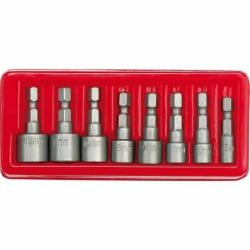 Набор отверточных насадок Vorel торцевые (бита) HEX 1/4″ M5-13 мм 8 шт. 66113