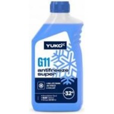 Антифриз YUKO -32 Super G11 от -30 до +40 1 кг голубой/синий