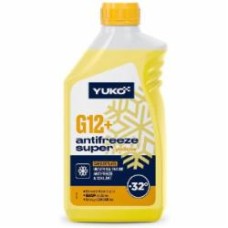 Антифриз YUKO -32 Super G12+ от -30 до +40 1 кг желтый