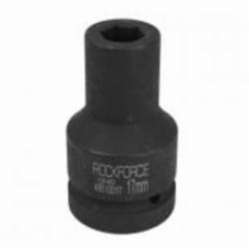 Головка ударная глубокая 17мм 1'' 6гр Rock FORCE 1 шт. RF-48510017