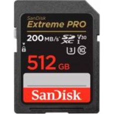 Карта памяти SanDisk SD 512 ГБ Class 10UHS-I Class 3 (U3) (SDSDXXD-512G-GN4IN ) Extreme Pro