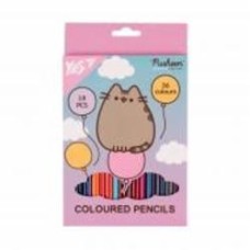 Карандаши цветные 18/36 цветов Pusheen Balloons YES