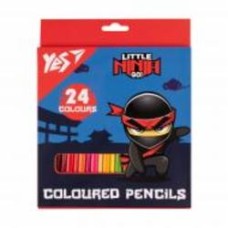 Карандаши цветные 24 цвета Ninja синий YES