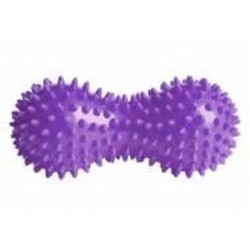 Массажный мяч EasyFit Двойной арахис goober ef-1072-v 16х6.5 см с шипами жесткий фиолетовый
