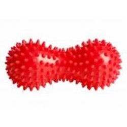 Массажный мяч EasyFit Двойной арахис goober ef-1072-r 16х6.5 см с шипами жесткий красный