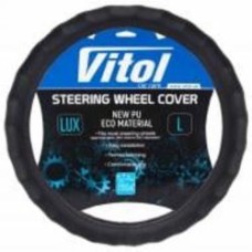 Чехол на руль Vitol VLOD-NPU06 BK S черный Чехол на руль Vitol VLOD-NPU06 BK S черный