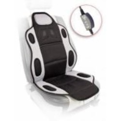 Накидка на сиденье Vitol Comfort H 19002 GY/BK (115x49 см) с подогревом черный с серым