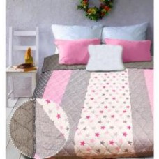 Покрывало STAR DOTS (PINK) поплин 210x240 см Zastelli розовый