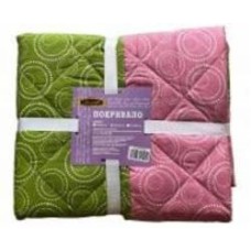 Покрывало BUBBLE Green/BUBBLE Plum 210x240 см Zastelli зеленый