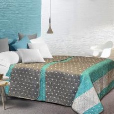 Покрывало STAR DOTS GREEN 160x210 см Zastelli мульти