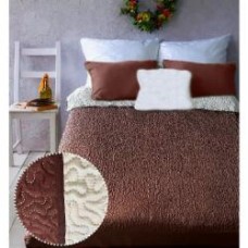 Покрывало Ivory/Brown 210x240 см Zastelli коричневый