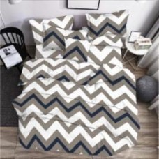 Комплект постельного белья полуторный ZIGZAG серый Zastelli