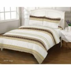 Комплект постельного белья двуспальный 2847 E BEIGE GOLD USA коричневый Zastelli