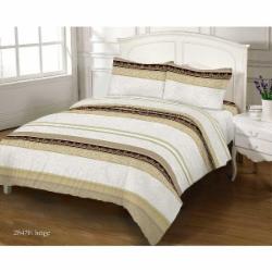 Комплект постельного белья двуспальный 2847 E BEIGE GOLD USA коричневый Zastelli