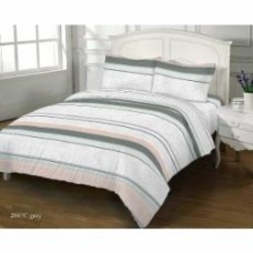 Комплект постельного белья двуспальный 2847 C GREY GOLD USA белый Zastelli