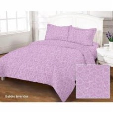 Комплект постельного белья двуспальный BUBBLE Lavander лиловый Zastelli