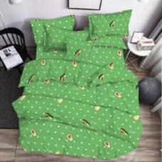 Комплект постельного белья семейный AVOKADO on brigt GREEN зеленый Zastelli