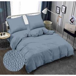 Комплект постельного белья двуспальный GRAY-GRAPHITE серый Zastelli