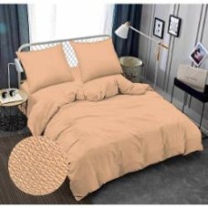 Комплект постельного белья семейный BEIGE-CAMEL бежевый Zastelli