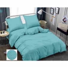 Комплект постельного белья семейный Blue GREY голубой Zastelli