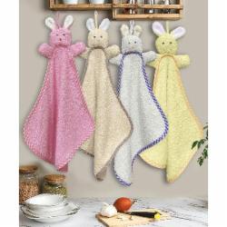 Набор полотенец Rabbit 4 шт. 34x50 см мульти Zastelli
