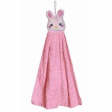 Полотенце махровое Figures Rabbit 34x50 см розовый Zastelli