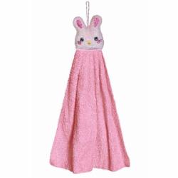 Полотенце махровое Figures Rabbit 34x50 см розовый Zastelli