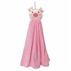 Полотенце махровое Figures Piggy 34x50 см розовый Zastelli