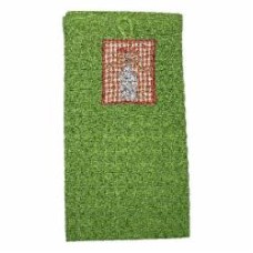 Полотенце вафельное Waffle 45x65 см зеленый Zastelli