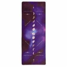 Коврик для йоги EasyFit BlueMoon замша+каучук 3 мм фиолетовый EF-1926