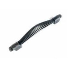 Мебельная ручка накладная Hafele Countre Reed OLD 163х31 128 мм 123.00.902 античное серебро