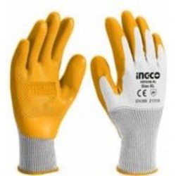 Рукавицы INGCO Industrial с покрытием латекс XL (10) HGVL08