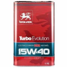 Моторное масло Wolver Turbo Evolution 15W-40 4 л