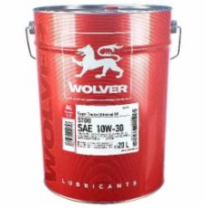 Масло трансмиссионное Wolver STOU 10W-30 80W 20 л