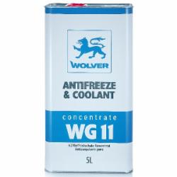 Антифриз Wolver AntiFreeze & Coolant Concentrate WG11 от -80 до +120 5 л 5 кг голубой/синий