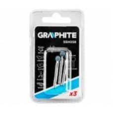 Набор шлифовальных камней GRAPHITE 3 шт. 55H058