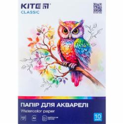 Бумага для акварели Classic А3 10 листов K-268 KITE