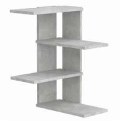 Полка угловая Компанит П-17 416x600 ателье светлое